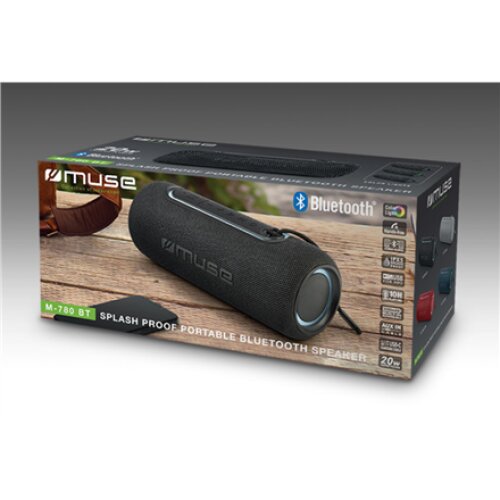 Muse , M-780 BT , Speaker Splash Proof , Waterproof , Bluetooth , Wireless connection , Portable , Black