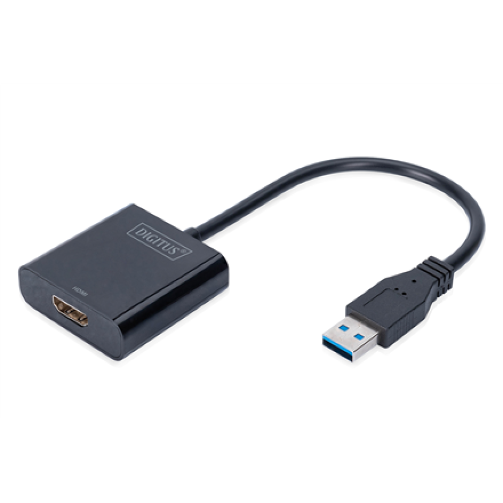 Digitus USB-A 3.2 Gen 1 to HDMI , Graphic Adapter , 0.15 m