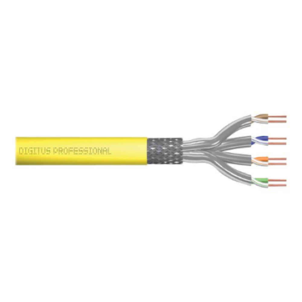 Digitus , Cat 7A class FA, S/FTP, Twisted Pair installation cable, simplex, 1500 MHz , DK-1744-A-VH-10-P
