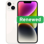 Apple Renewed Grade A , Apple iPhone 14 , Starlight , 6.1 , Super Retina XDR OLED , 128 GB , 5G , iOS