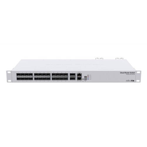 MikroTik Cloud Router Switch 326-24S+2Q+RM with RouterOS L5, 1U rackmount Enclosure , MikroTik