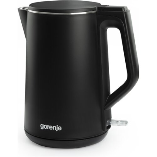 Gorenje , Kettle , K15DWBK , Electric , 2200 W , 1.5 L , Stainless steel , 360° rotational base , Black