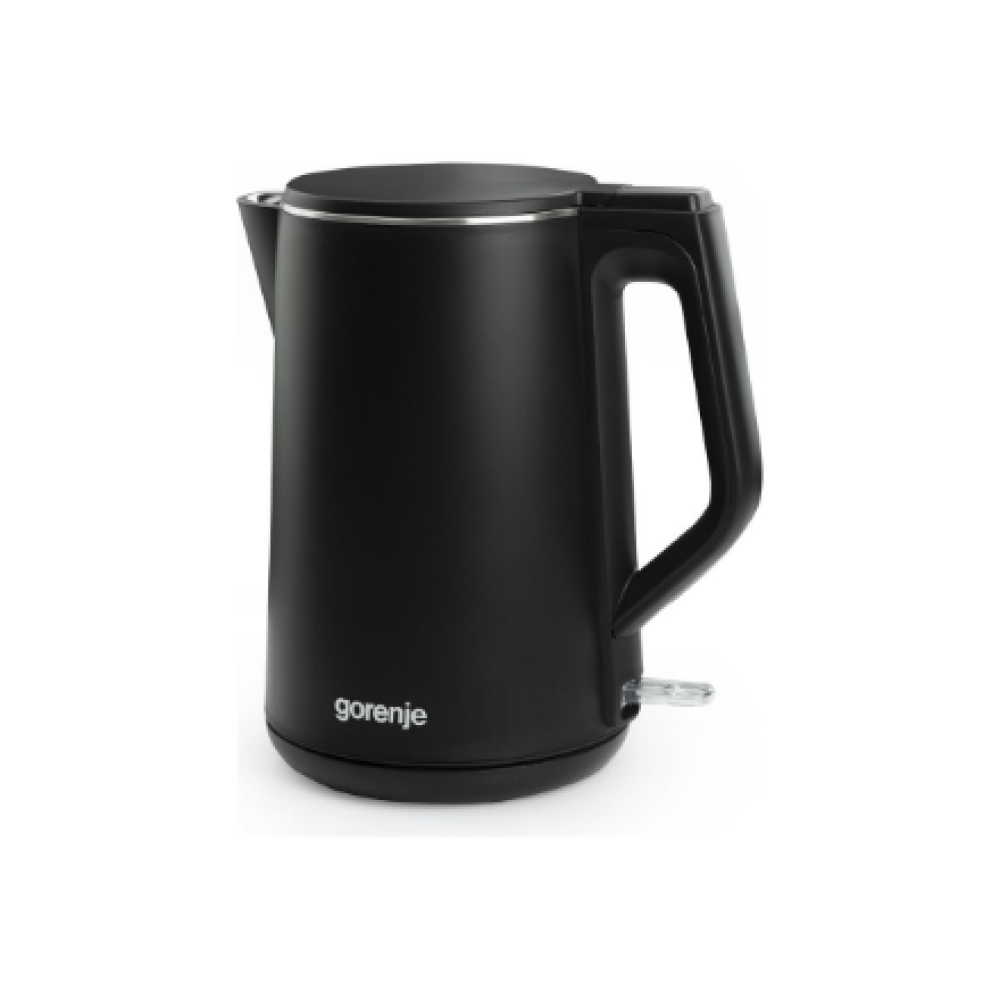 Gorenje , Kettle , K15DWBK , Electric , 2200 W , 1.5 L , Stainless steel , 360° rotational base , Black