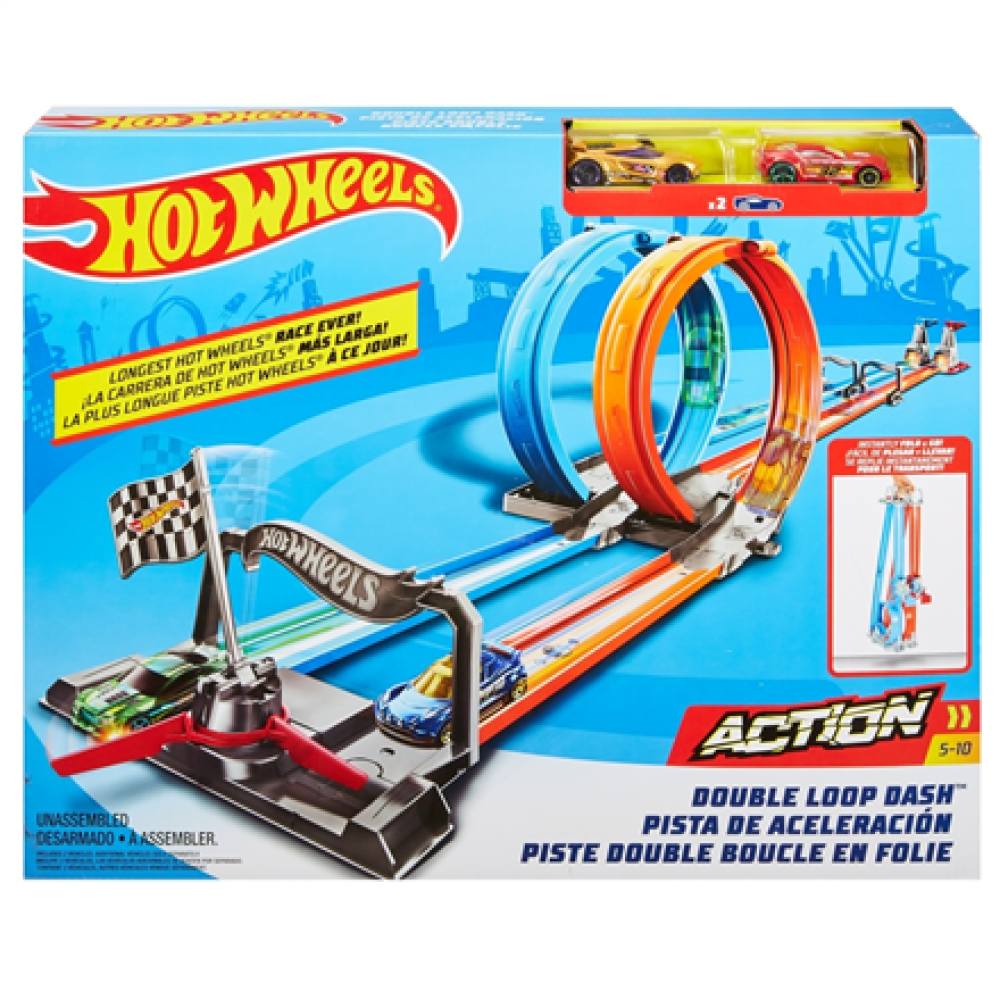 Hot Wheels , Kit Double Loop Dash, GFH85