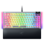 Razer Hot-swappable Mechanical Gaming Keyboard , BlackWidow V4 75% , Gaming Keyboard , Wired , US , Phantom White Edition , USB Type-C , Razer Mechanical Switches (Tactile)