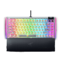 Razer Hot-swappable Mechanical Gaming Keyboard , BlackWidow V4 75% , Gaming Keyboard , Wired , US , Phantom White Edition , USB Type-C , Razer Mechanical Switches (Tactile)