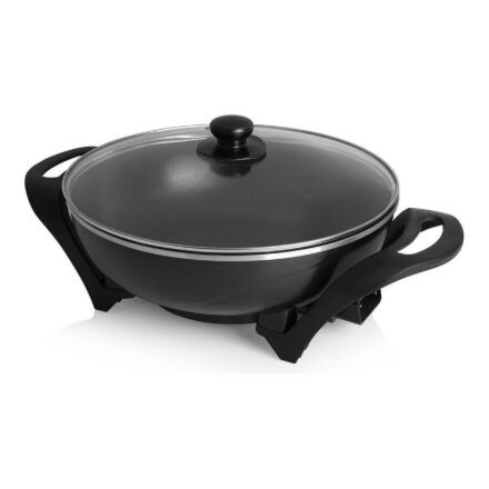 Tristar , Electric Wok , PZ-9130 , 1500 W , Stainless steel , 4.5 L , Black