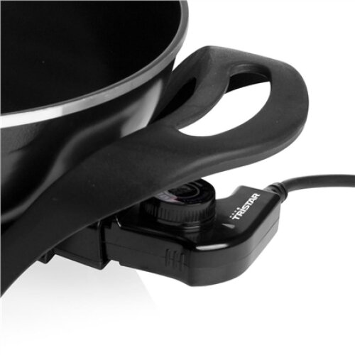 Tristar , Electric Wok , PZ-9130 , 1500 W , Stainless steel , 4.5 L , Black