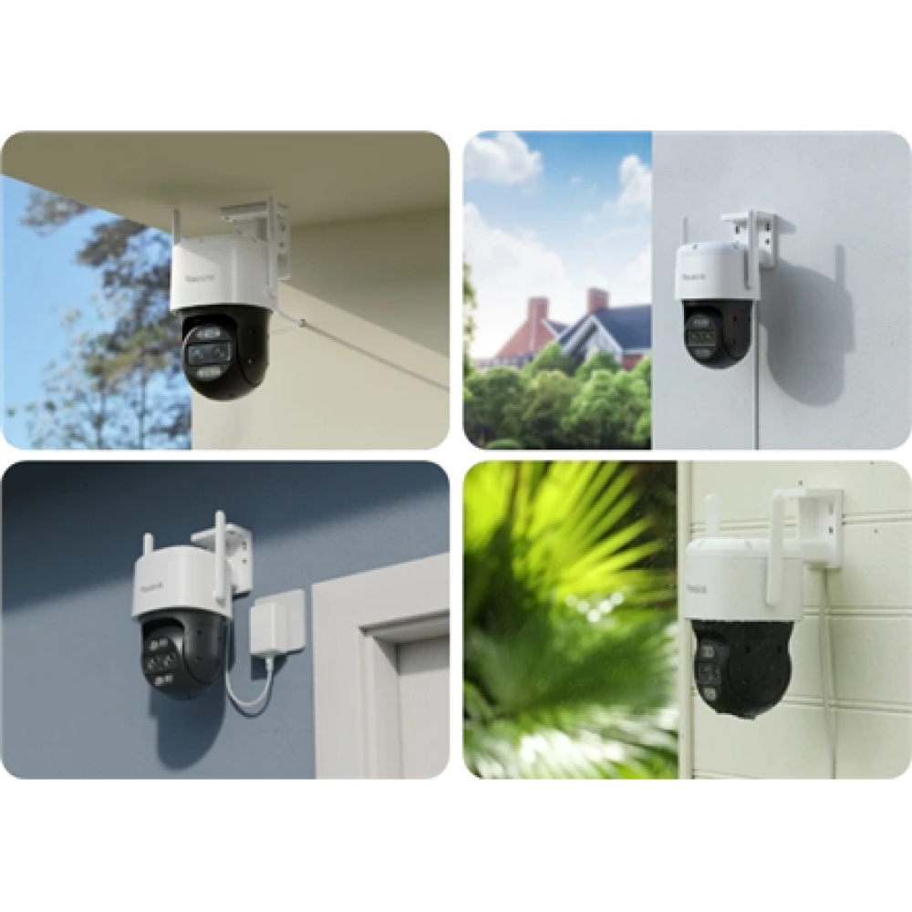 Reolink 4K Wi-Fi 6 Dual-Lens Security Camera , TrackMix Series W760 , PTZ , 8 MP , 2.8mm/F1.6 , IP65 , H.264, H.265 , Micro SD, Max. 512 GB