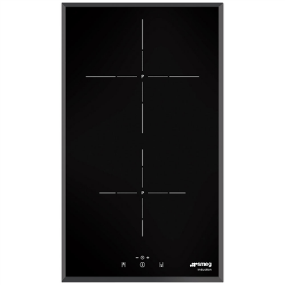 Smeg Hob SI5322B Induction, Number of burners/cooking zones 2, Touch, Timer, Black