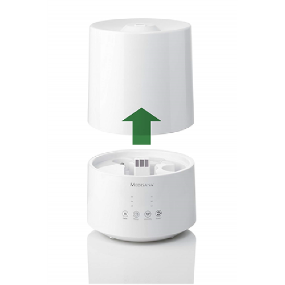 Medisana , AH 661 , Air Humidifier , Humidifier , 75 W , Water tank capacity 3.5 L , White