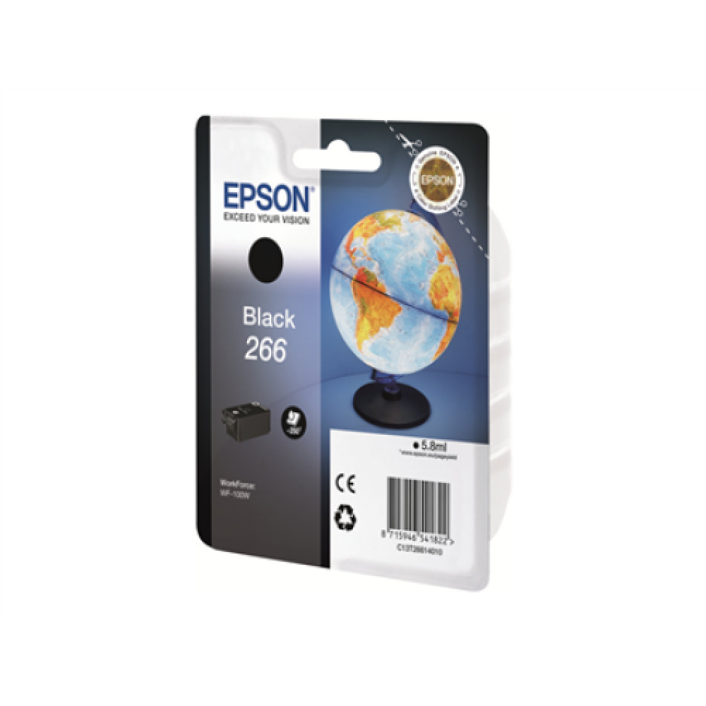 Epson 266 BK Ink Cartridge , Ink , Black