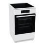 Gorenje , Cooker , GEIT5C60WPG , Hob type Induction , Oven type Electric , White , Width 50 cm , Depth 59.4 cm , Grilling , Energy efficiency class A , 70 L
