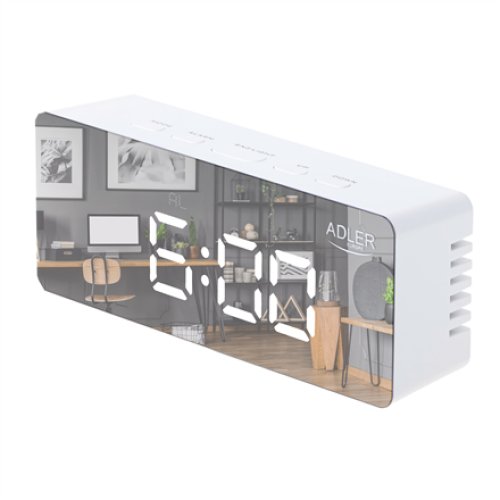 Adler , Alarm Clock , AD 1189W , Alarm function , White
