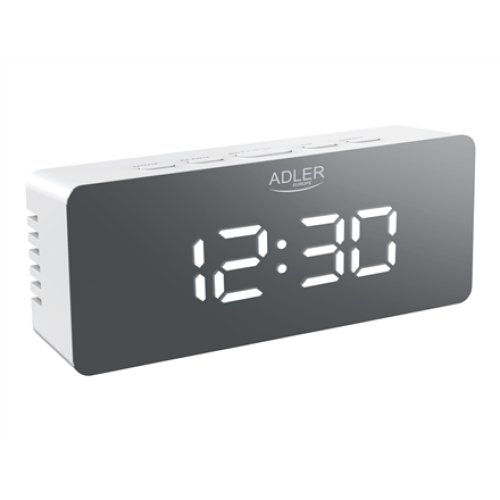 Adler , Alarm Clock , AD 1189W , Alarm function , White