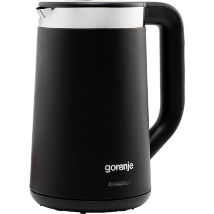 Gorenje , Kettle , K17TRDW , Electric , 2200 W , 1.7 L , Plastic/Metal , 360° rotational base , Black