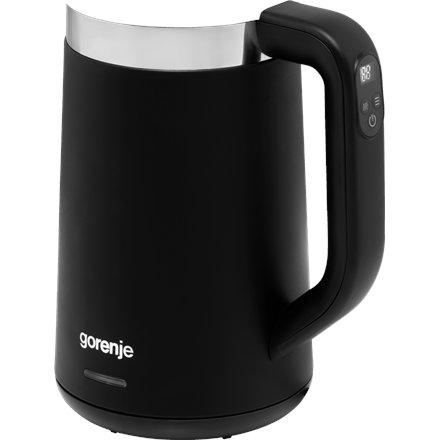 Gorenje , Kettle , K17TRDW , Electric , 2200 W , 1.7 L , Plastic/Metal , 360° rotational base , Black