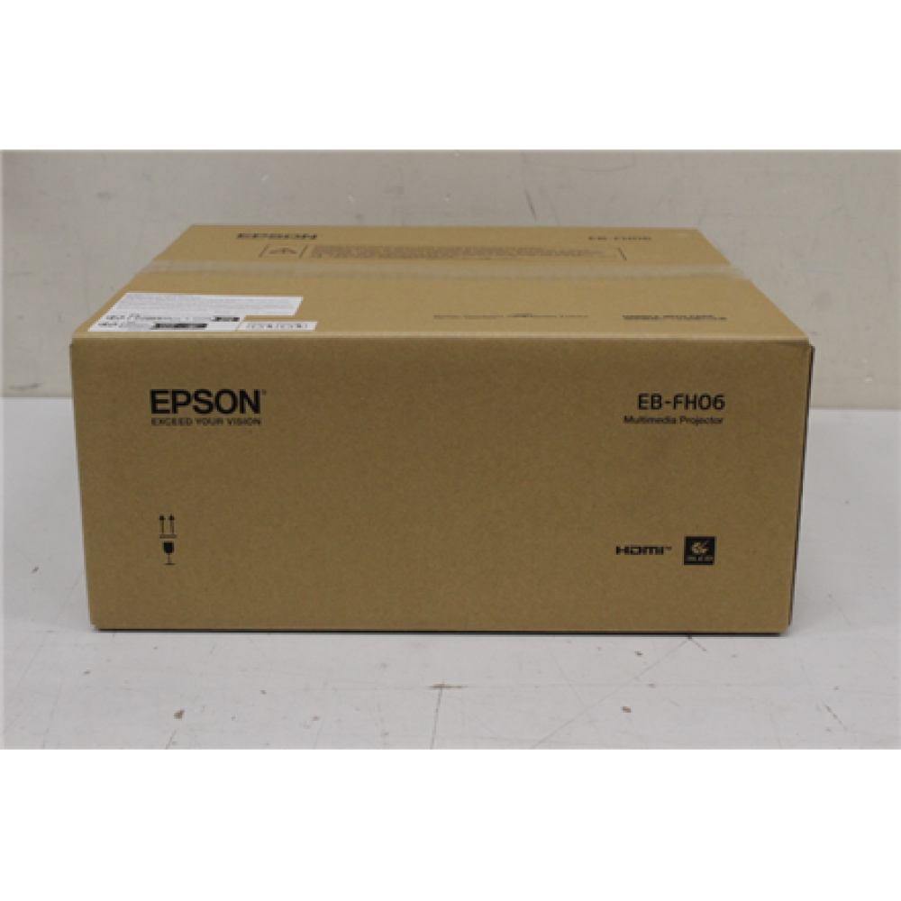 SALE OUT. Epson EB-FH06 projector 1920x1080, 3500 Lm, 16:9, White , Epson , EB-FH06 , Full HD (1920x1080) , 3500 ANSI lumens , White , DAMAGED PACKAGING , Lamp warranty 12 month(s)