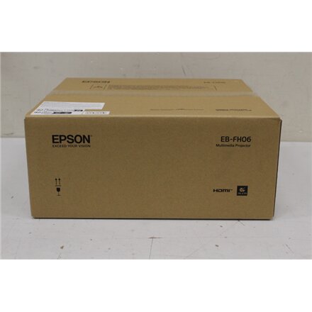 SALE OUT. Epson EB-FH06 projector 1920x1080, 3500 Lm, 16:9, White , Epson , EB-FH06 , Full HD (1920x1080) , 3500 ANSI lumens , White , DAMAGED PACKAGING , Lamp warranty 12 month(s)
