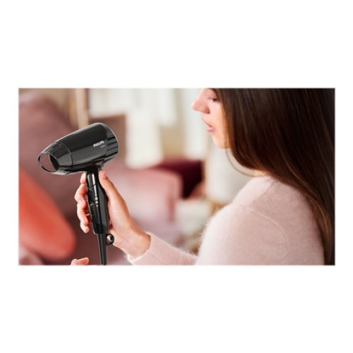 Philips , Hair Dryer , BHC010/10 EssentialCare , 1200 W , Number of temperature settings 3 , Black
