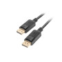 Lanberg , DisplayPort Cable 19 Pin V1.2 4K, 1M , CA-DPDP-10CC-0010-BK , DisplayPort to DisplayPort