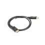 Lanberg DisplayPort Cable 19 Pin V1.2 4K, 1M , CA-DPDP-10CC-0010-BK , DisplayPort to DisplayPort
