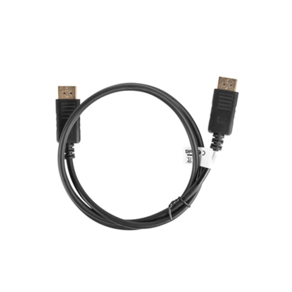 Lanberg DisplayPort Cable 19 Pin V1.2 4K, 1M , CA-DPDP-10CC-0010-BK , DisplayPort to DisplayPort