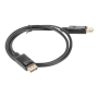 Lanberg DisplayPort Cable 19 Pin V1.2 4K, 1M , CA-DPDP-10CC-0010-BK , DisplayPort to DisplayPort