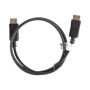 Lanberg DisplayPort Cable 19 Pin V1.2 4K, 1M , CA-DPDP-10CC-0010-BK , DisplayPort to DisplayPort