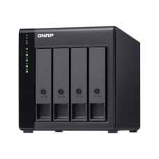 QNAP High-performance Desktop SATA 6Gbps JBOD Storage Enclosure , TL-D400S , Black