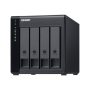 QNAP High-performance Desktop SATA 6Gbps JBOD Storage Enclosure , TL-D400S , Black