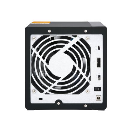 QNAP High-performance Desktop SATA 6Gbps JBOD Storage Enclosure , TL-D400S , Black