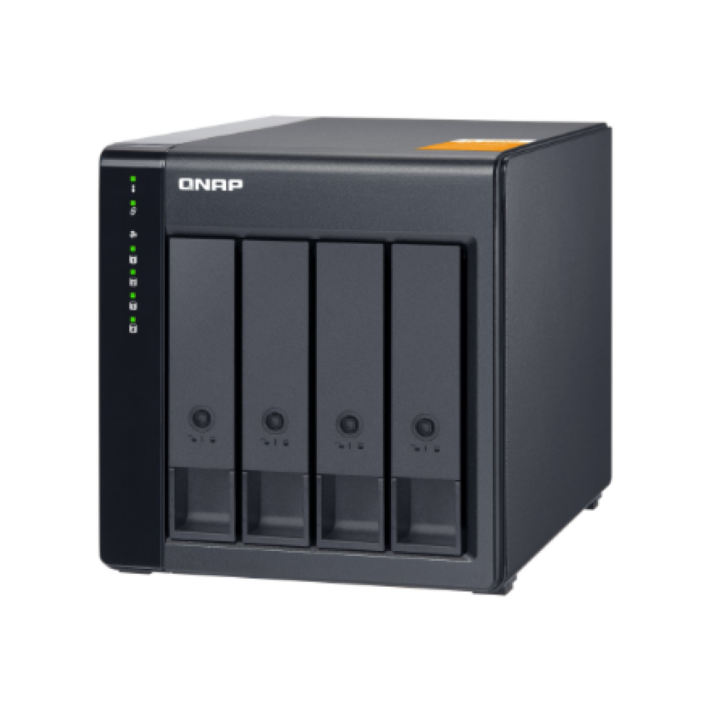 QNAP High-performance Desktop SATA 6Gbps JBOD Storage Enclosure , TL-D400S , Black