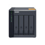 QNAP High-performance Desktop SATA 6Gbps JBOD Storage Enclosure , TL-D400S , Black