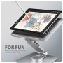 AXAGON Desk Mount , STND-LR stand with 360° rotation for laptops and tablets , Adjustable Height, Angle , 10-17.3 , Aluminum