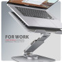AXAGON Desk Mount , STND-LR stand with 360° rotation for laptops and tablets , Adjustable Height, Angle , 10-17.3 , Aluminum
