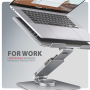 AXAGON Desk Mount , STND-LR stand with 360° rotation for laptops and tablets , Adjustable Height, Angle , 10-17.3 , Aluminum
