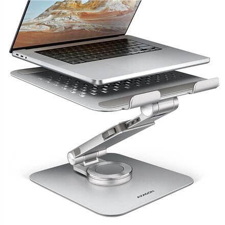 AXAGON Desk Mount , STND-LR stand with 360° rotation for laptops and tablets , Adjustable Height, Angle , 10-17.3 , Aluminum
