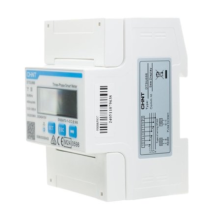 Chint , Smart Power Meter Direct Measurement 3Ph+N Modbus 80A MID (Compatible with DEYE) , DTSU666