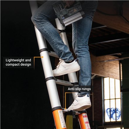 Batavia B.V. , Giraffe AIR Telescopic Ladder 3.81 m