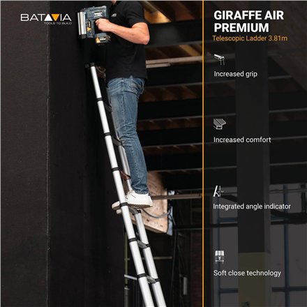 Batavia B.V. , Giraffe AIR Telescopic Ladder 3.81 m