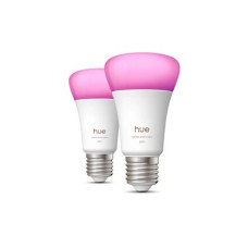 Philips Hue WCA 810 A60 2P EU , E27 , 6 W , White and colour light , Bluetooth and Zigbee