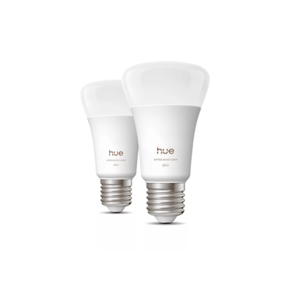 Philips Hue WCA 810 A60 2P EU , E27 , 6 W , White and colour light , Bluetooth and Zigbee