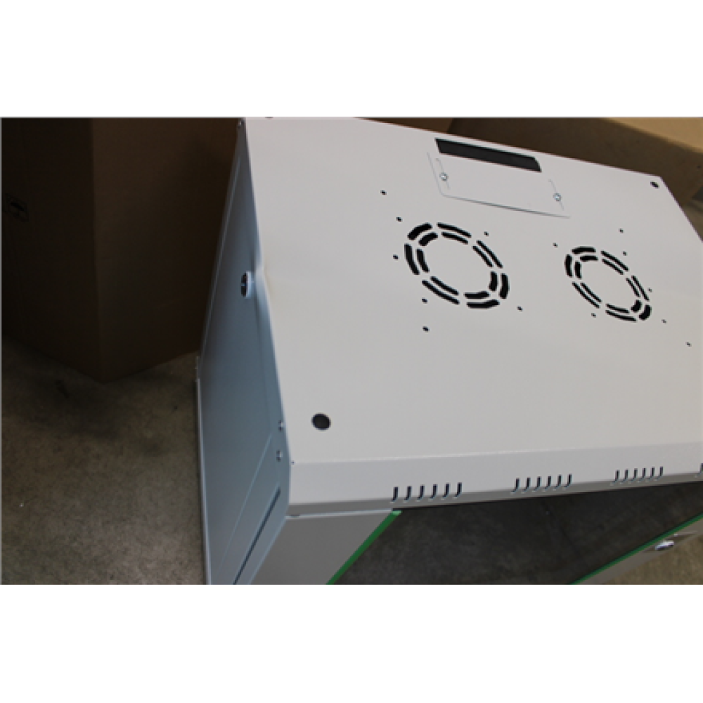 SALE OUT. DIGITUS 9U wall mounting cabinet, Unique 509x600x450 mm, color grey (RAL 7035) , Digitus , Wall Mounting Cabinet , DN-19 09-U , DAMAGED PACKAGING, DENT ON TOP , Grey , IP protection class: IP20; Front door: Glass door, single opening; Cabinet ty