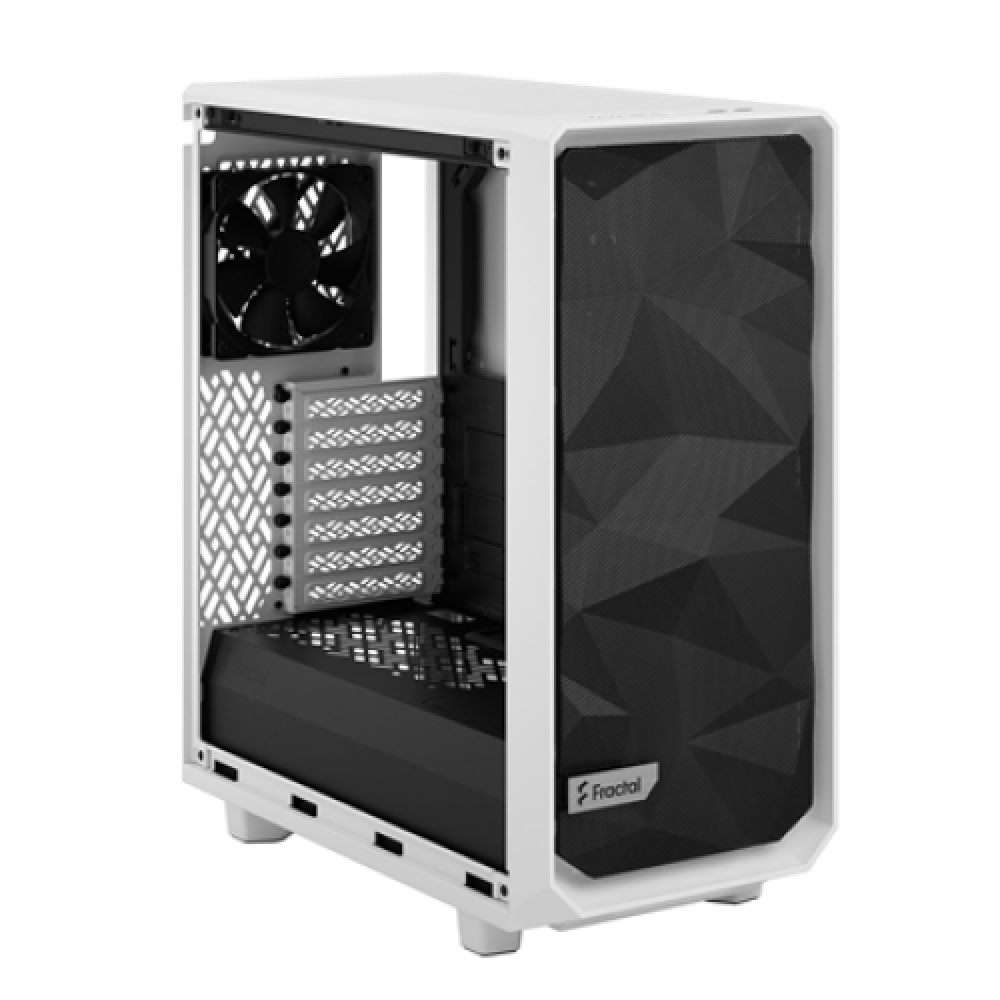 Fractal Design , Meshify 2 Compact Clear Tempered Glass , White , ATX