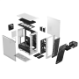 Fractal Design , Meshify 2 Compact Clear Tempered Glass , White , ATX