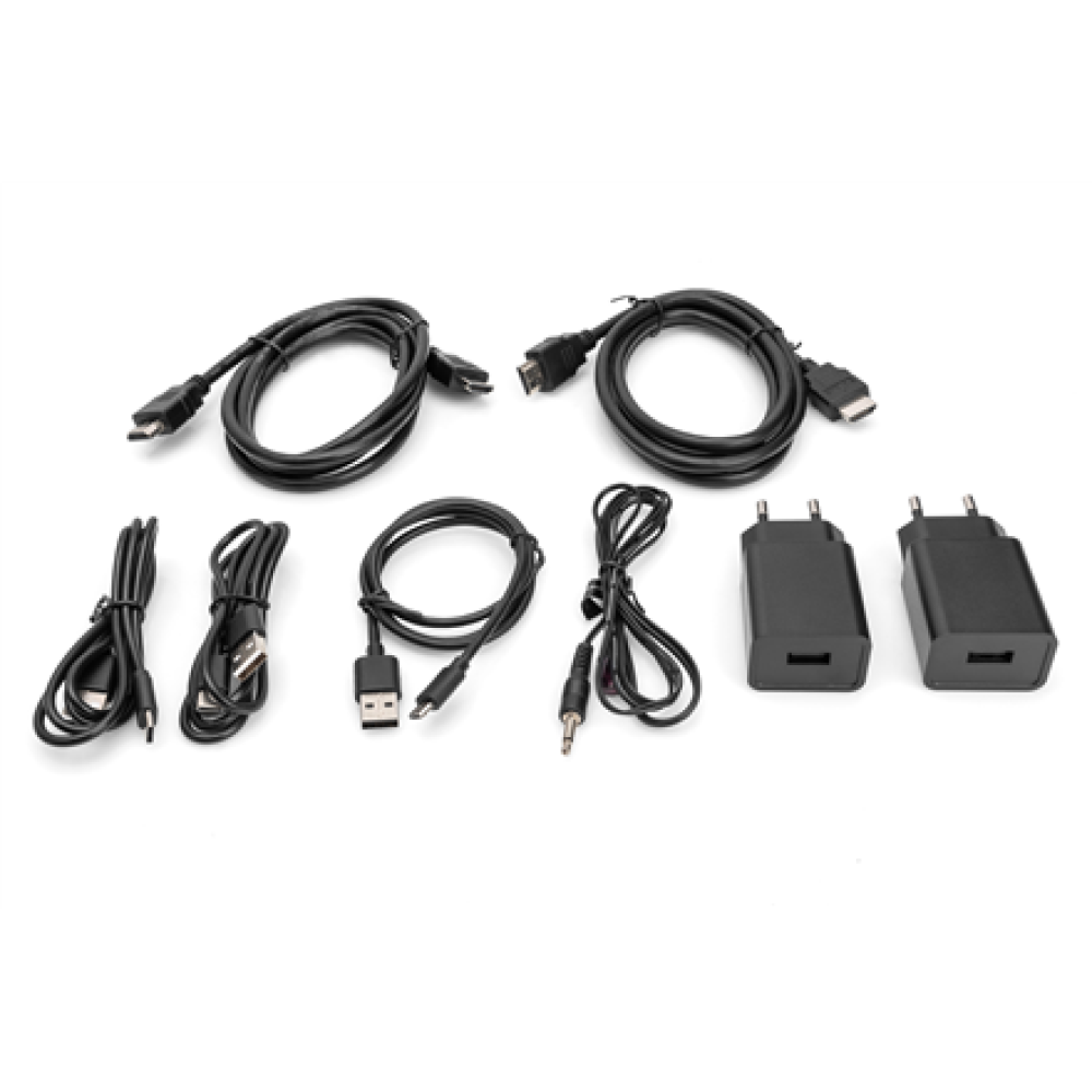 Digitus 4K Wireless HDMI KVM Extender Set, 150 m , DS-55328 , Black