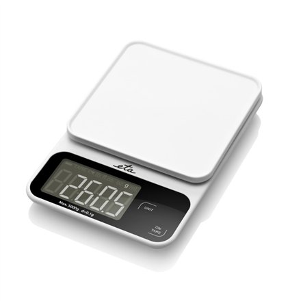 ETA Kitchen Scale , Popi 677090000 , Maximum weight (capacity) 5 kg , Graduation 1 g , Display type LCD , White