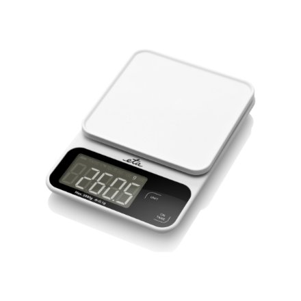 ETA Kitchen Scale , Popi 677090000 , Maximum weight (capacity) 5 kg , Graduation 1 g , Display type LCD , White