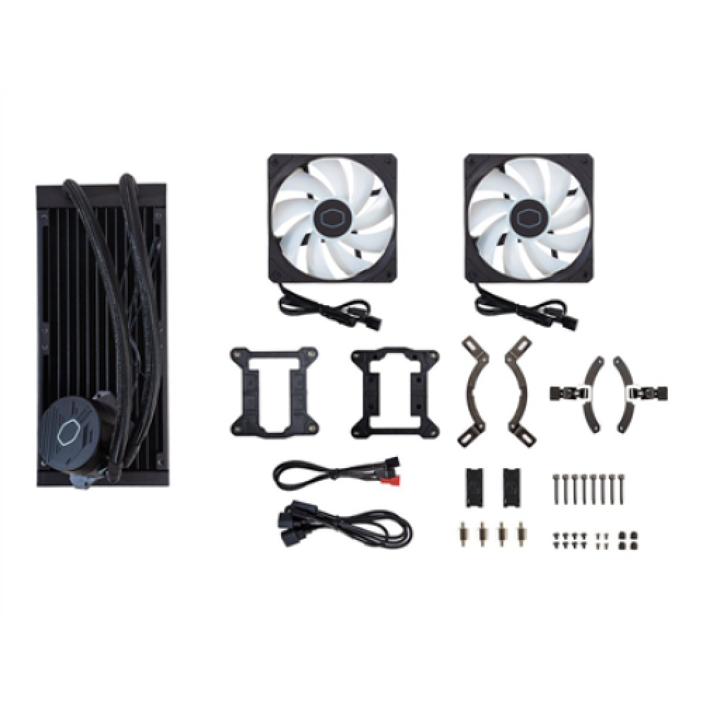 Cooler Master , MasterLiquid 240L Core ARGB Cooler , Black , Cooler